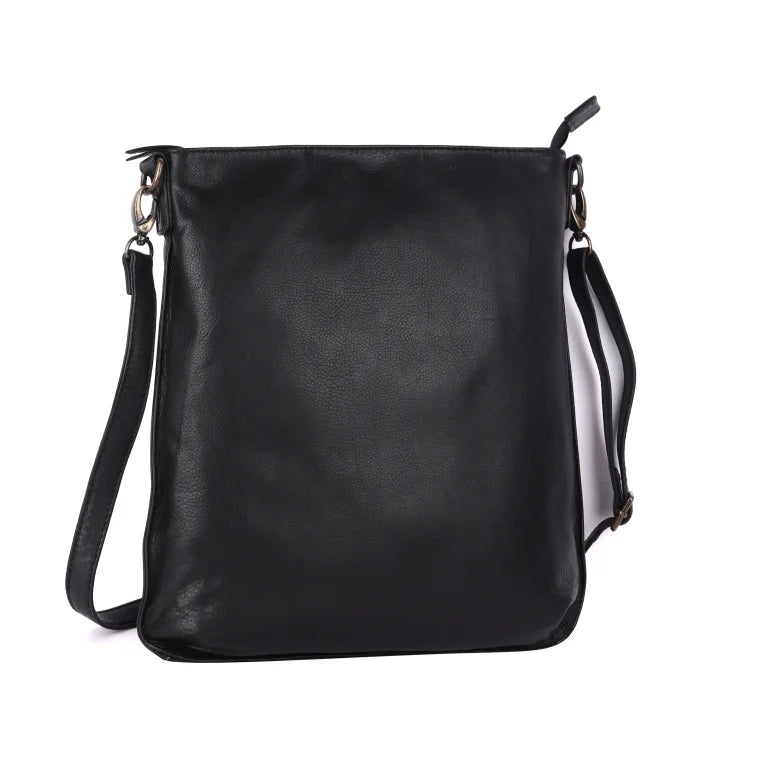 Rugged Hide RH-2502 Berlin Soft Leather Crossbody Bag ( Large )
