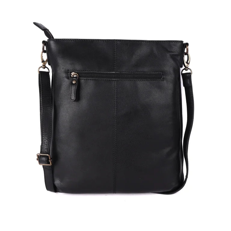 Rugged Hide RH-2502 Berlin Soft Leather Crossbody Bag ( Large )