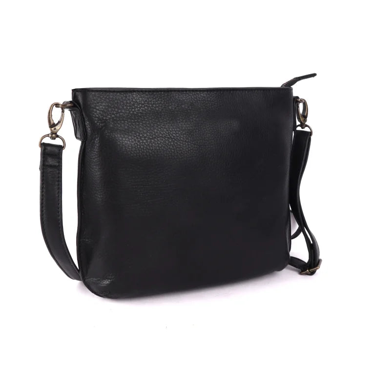 Rugged Hide Amsterdam Soft Leather Crossbody Bag ( Medium ) UARH2503