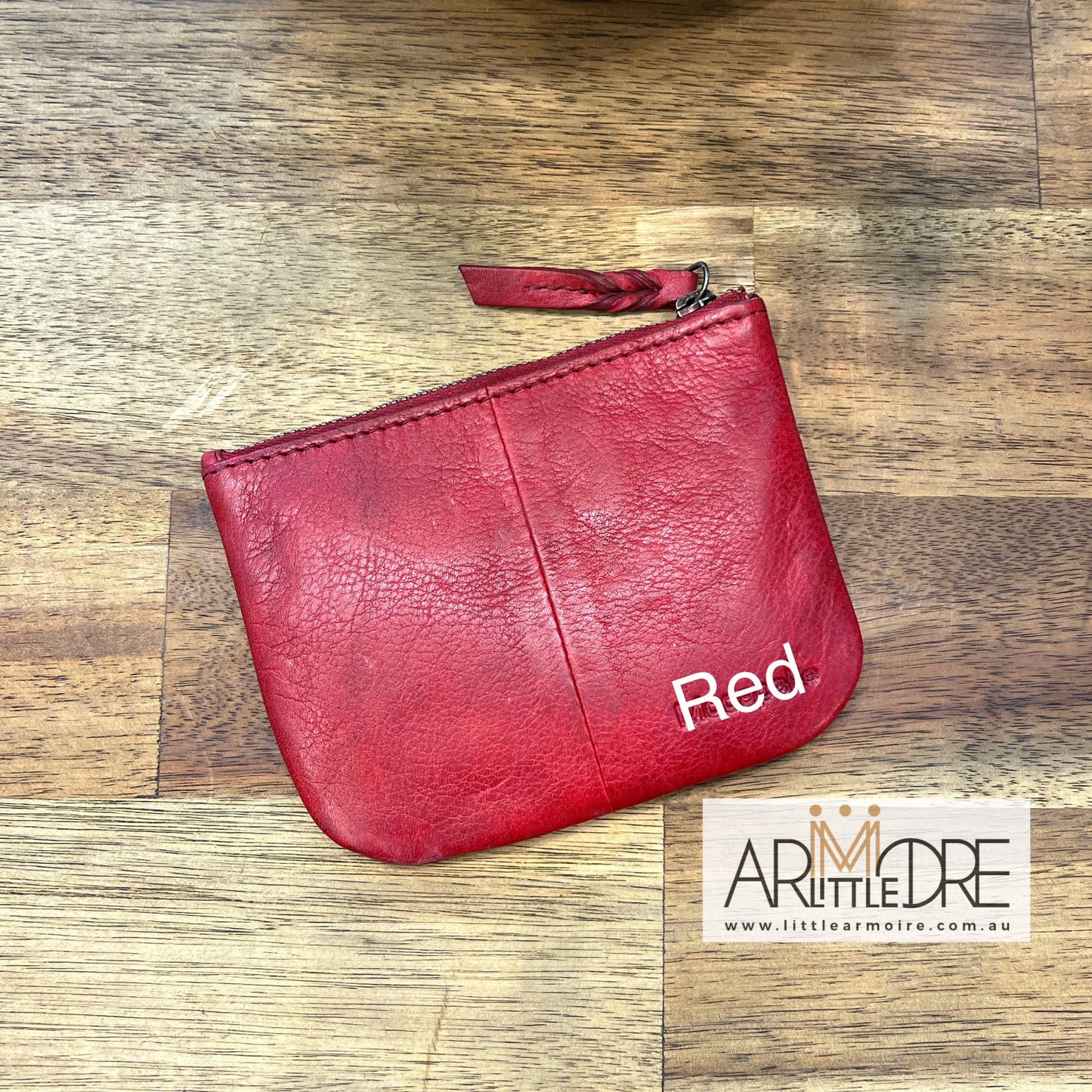 Washed Leather Coin Purse / Card Holder Pouch MP-25