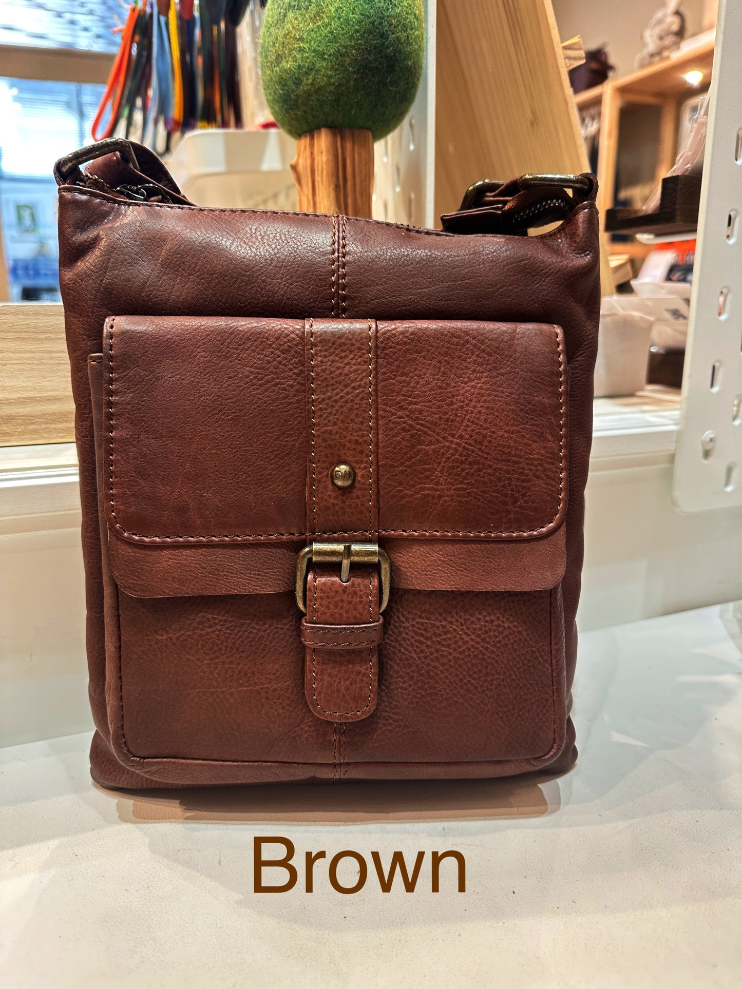 Rugged Hide RH-9526 Audrina Soft Leather Cross Body Bag (UARH9526)