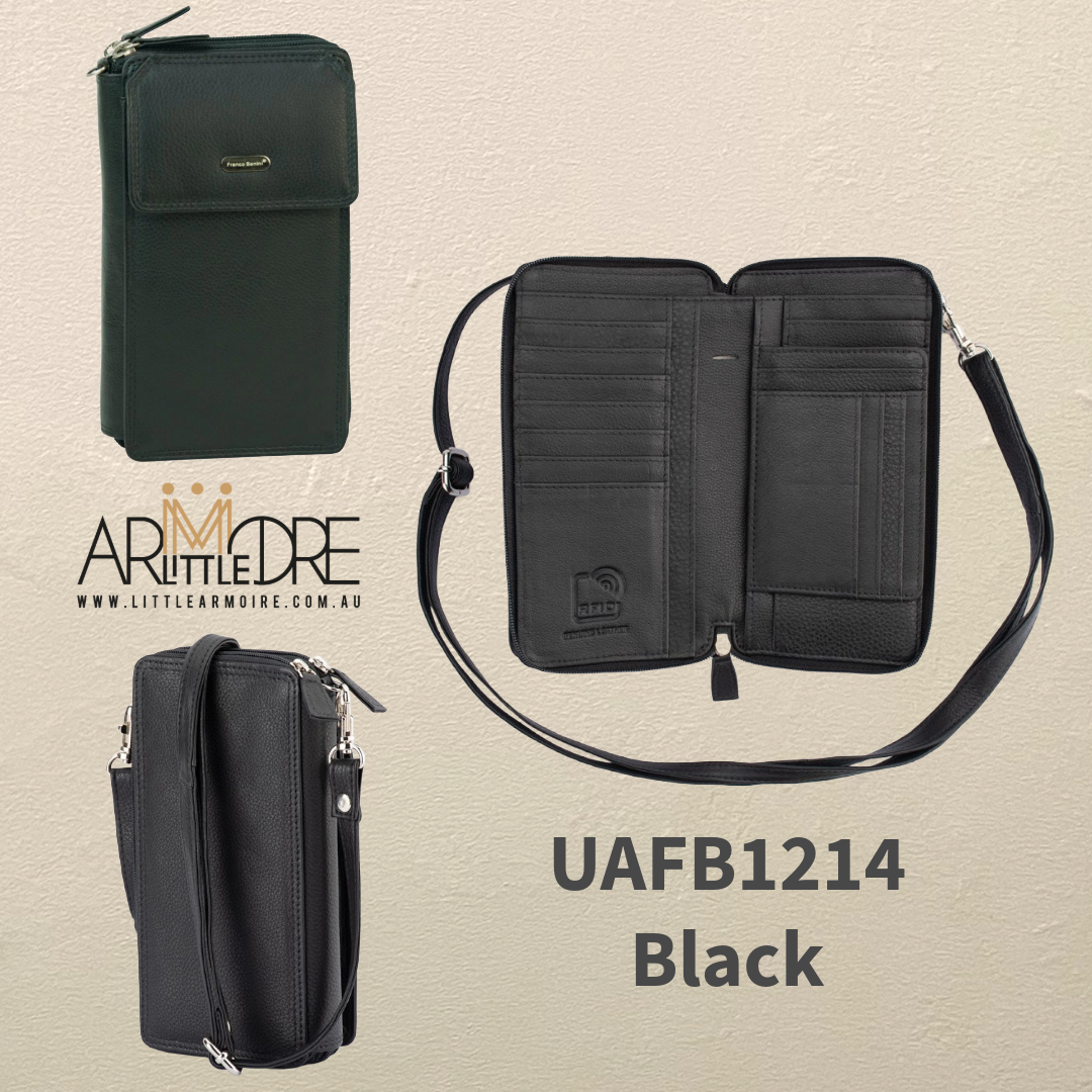 Multi Coloured Mega Wallet / Phone Bag with Crossbody Strap UAFB1214