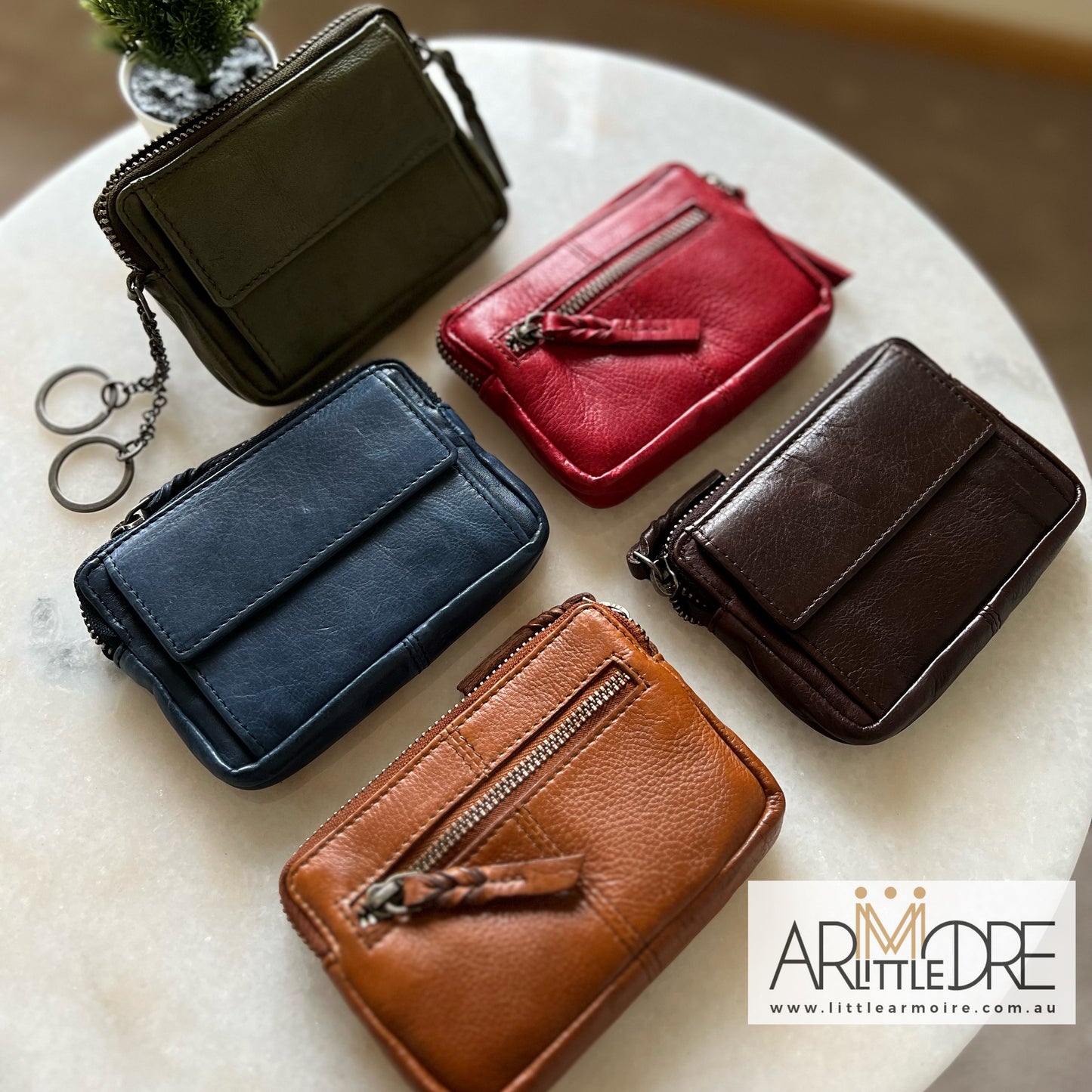 Soft Leather Mini Travel Pouch MP-79