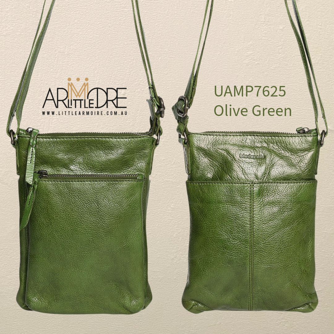Slim Crossbody Leather Bag UAMP7625