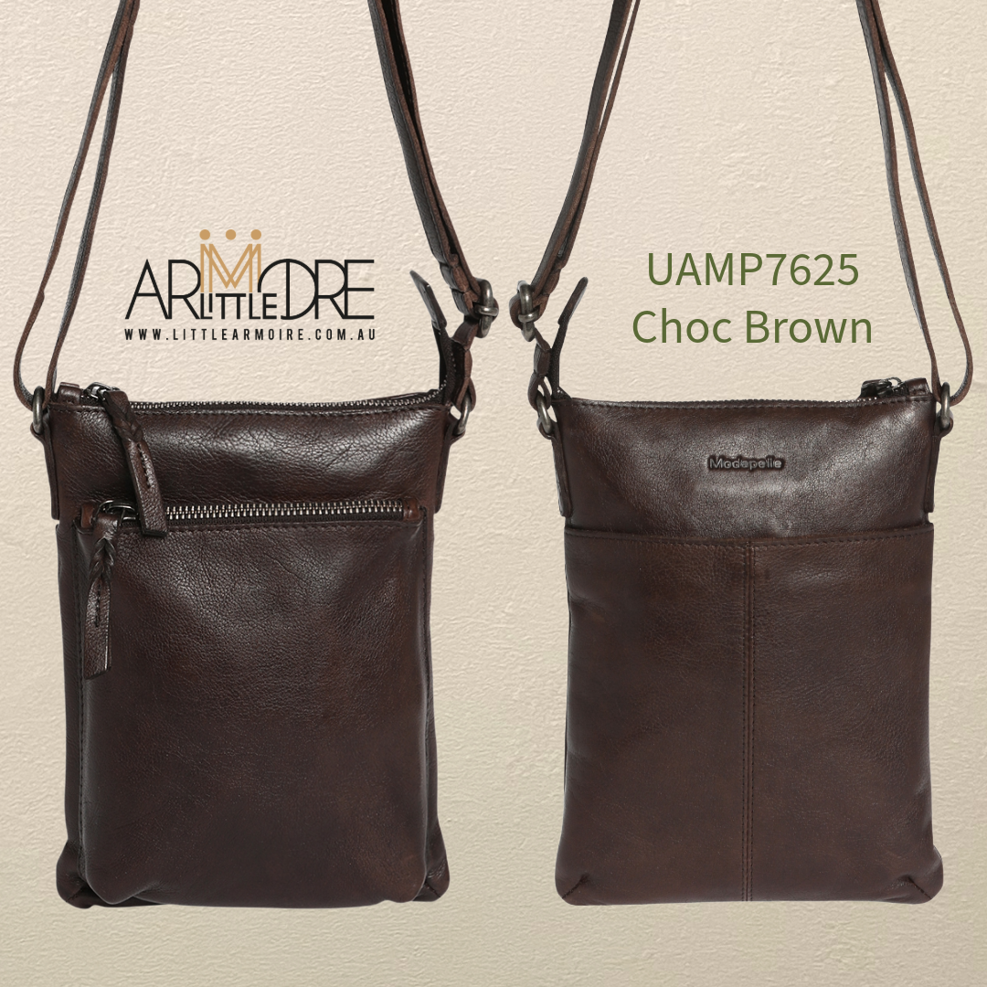 Slim Crossbody Leather Bag UAMP7625