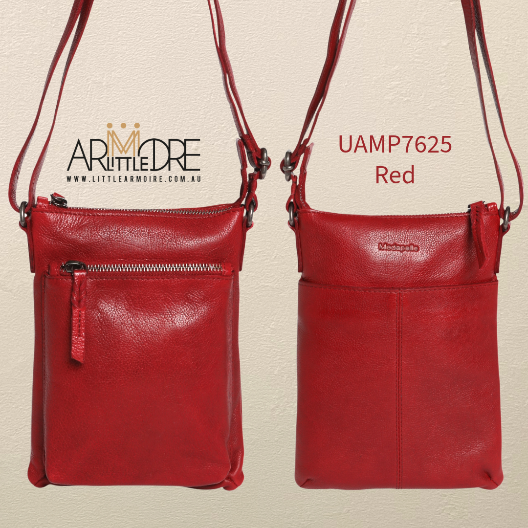 Slim Crossbody Leather Bag UAMP7625
