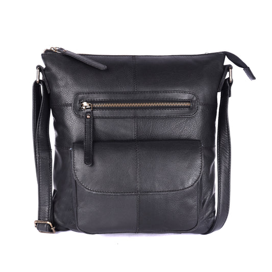 Rugged Hide RH-11648 Carolina Large Leather Cross Body Bag
