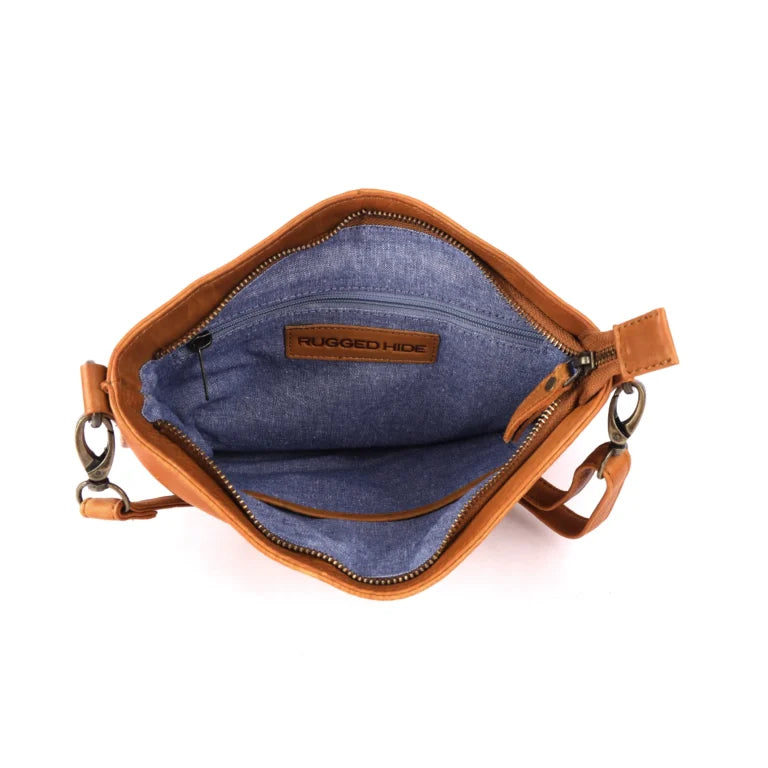 Rugged Hide RH-2502 Berlin Soft Leather Crossbody Bag ( Large )