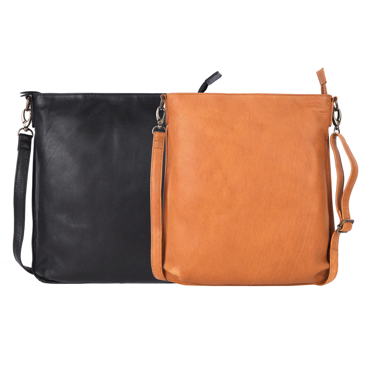 Rugged Hide RH-2502 Berlin Soft Leather Crossbody Bag ( Large )