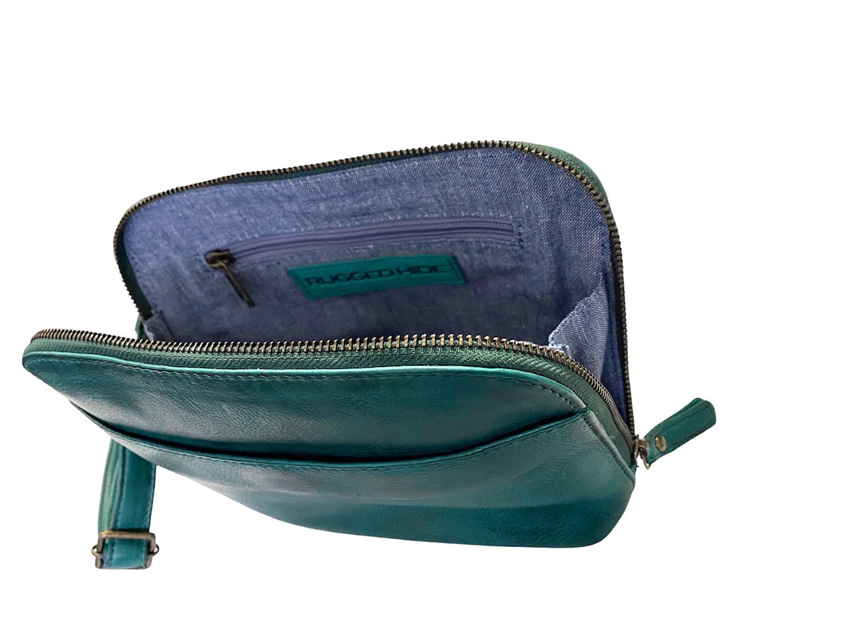 Small Ladies Leather Cross Body Bag UARH476
