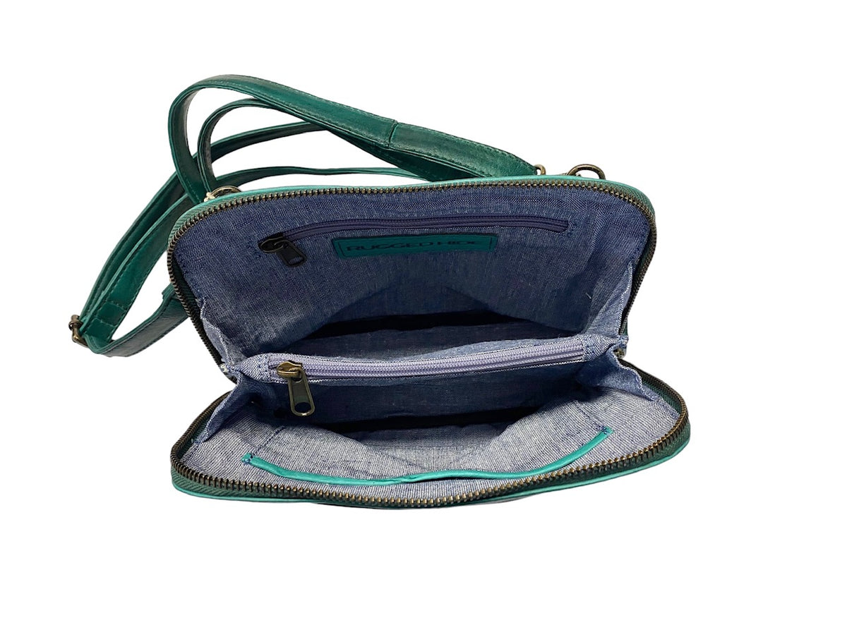 Small Ladies Leather Cross Body Bag UARH476