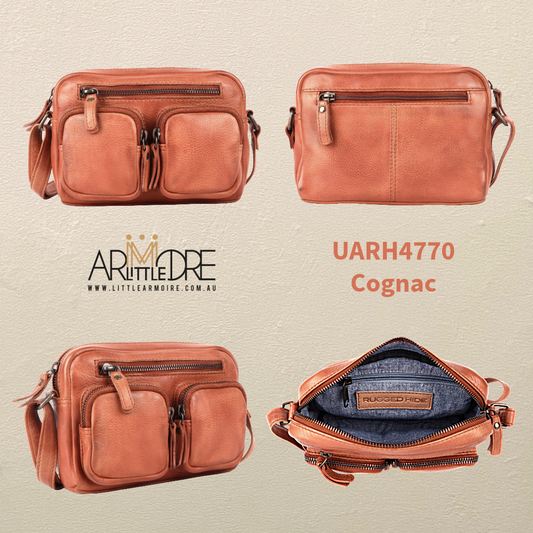 Small cross body bag with pockets UARH4770 BURNIE