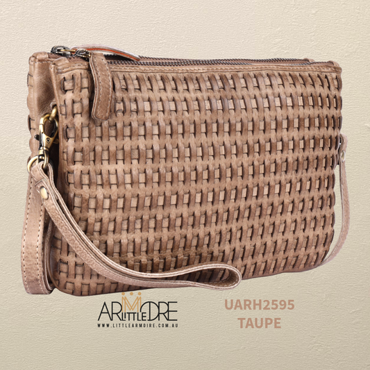 Leather Crossbody Woven Bag UARH2595 RIMINI