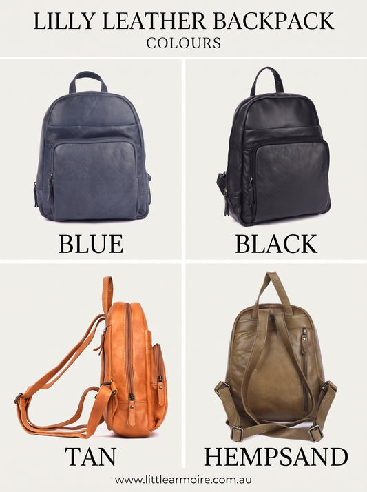 UARH472 Ladies Leather Backpack