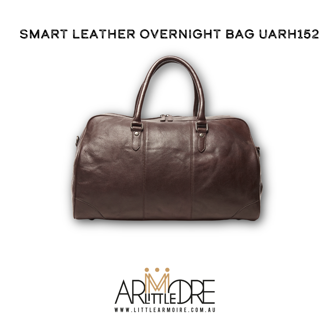 Smart Leather Overnight / Luggage Bag UARH152 TITAN