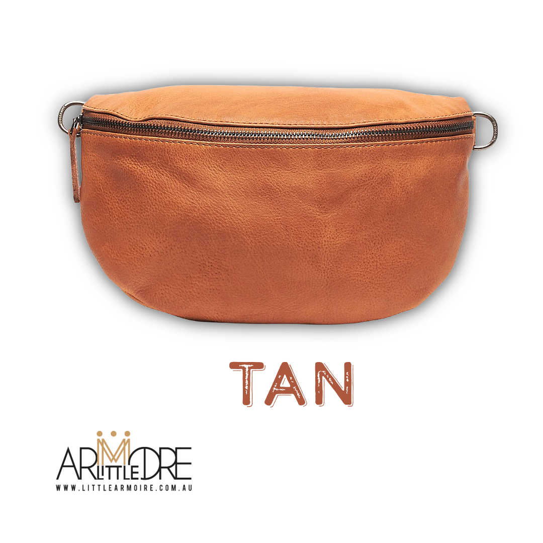Leather Chest Bag/Crossbody bag UARH479 Charlotte