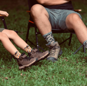 RAFAC Coffee Yarn Socks - Wildlife Series : UARFWL2325K for KIDS