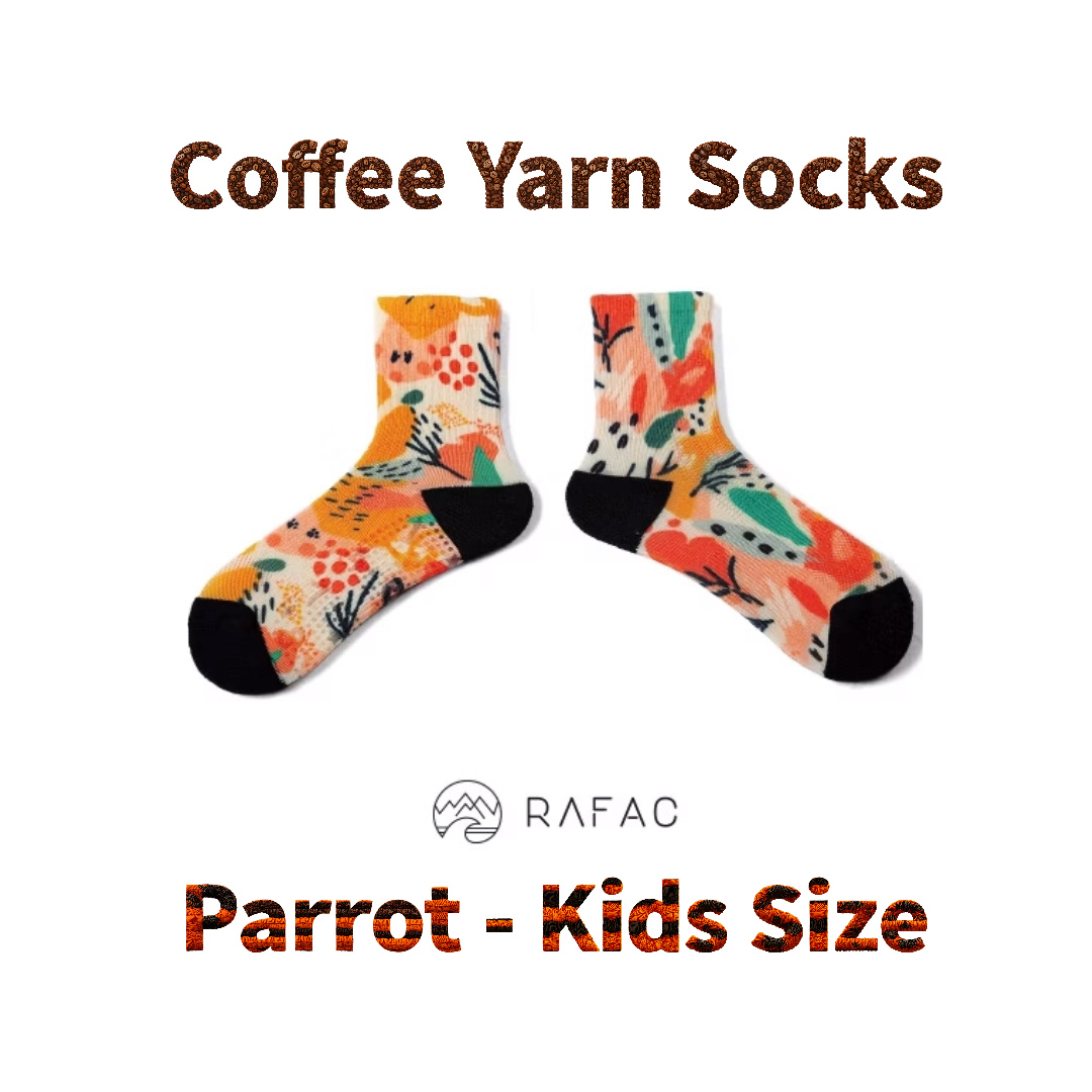 RAFAC Coffee Yarn Socks - Wildlife Series : UARFWL2325K for KIDS