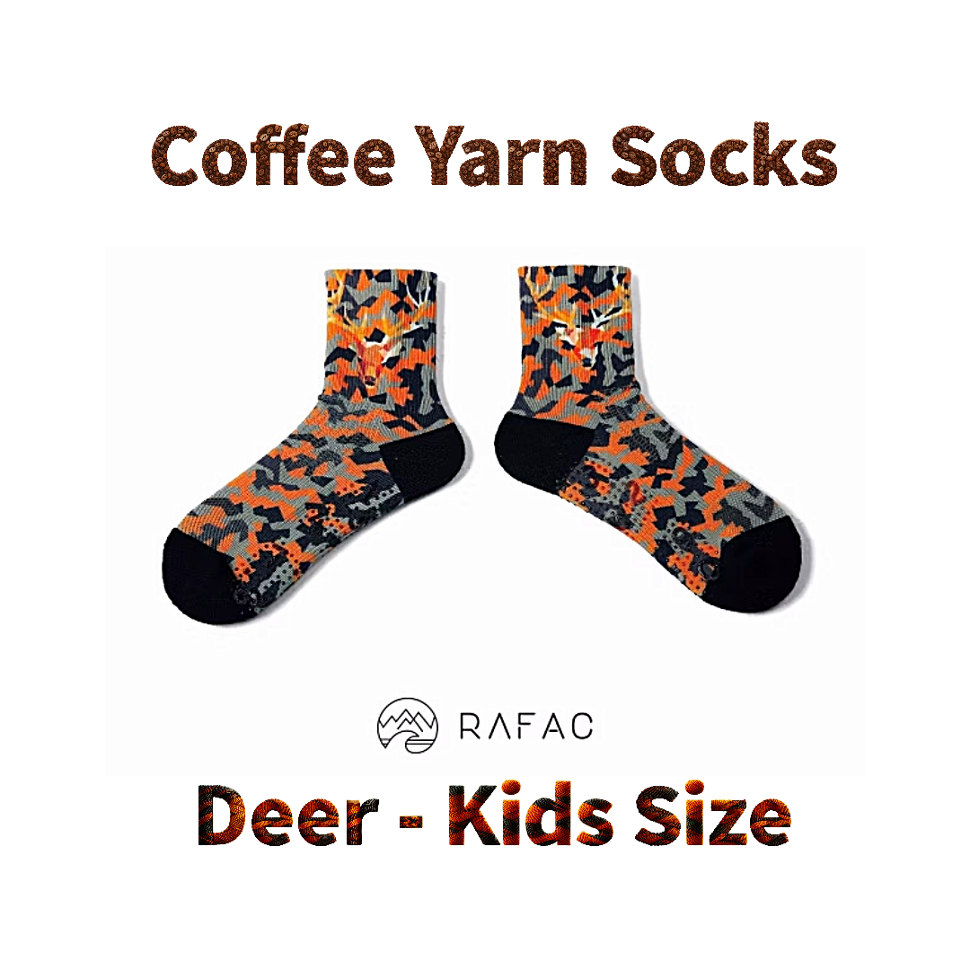 RAFAC Coffee Yarn Socks - Wildlife Series : UARFWL2325K for KIDS