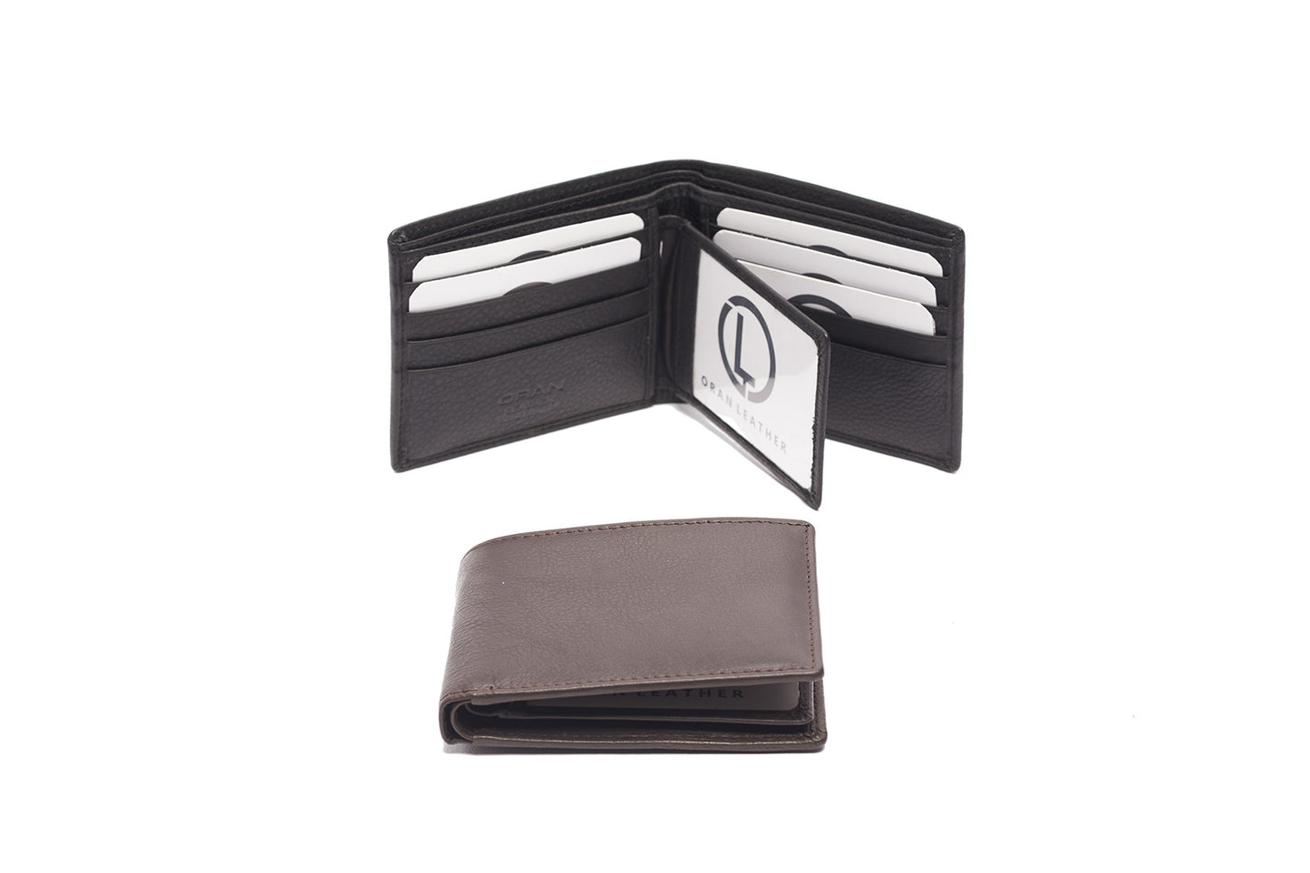 Men's Soft Leather Wallet with pull out card sleeve UARHW101