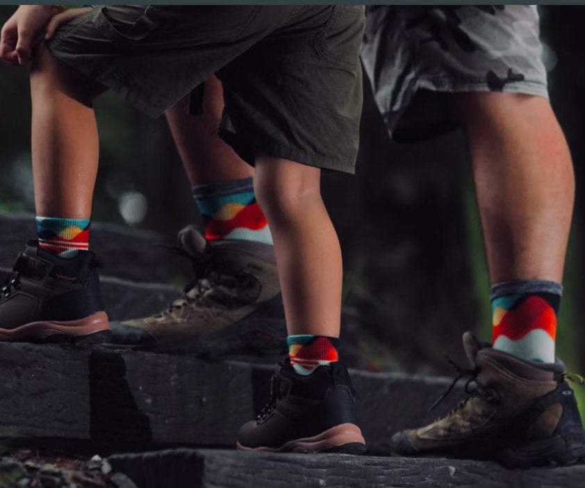 RAFAC Coffee Yarn Socks - Wildlife Series: UARFWL2325A for Adult