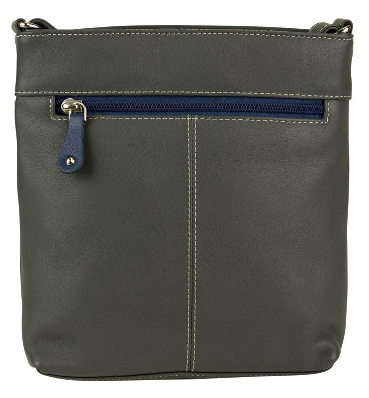 Multi Coloured Small Leather Shoulder / Cross Body Bag UAFB12242