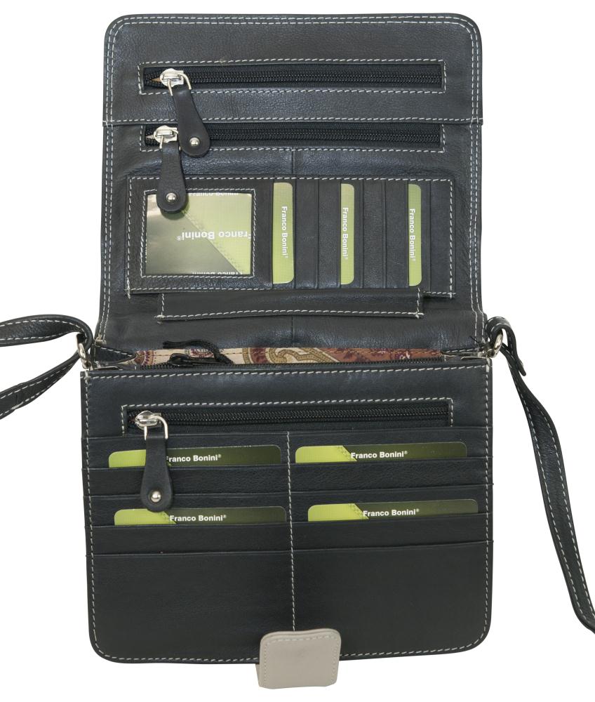 Franco Bonini FB-1321 Multi Card Organiser RFID Protected Travel Bag - Little Armoire - Online Leather Goods Store Australia