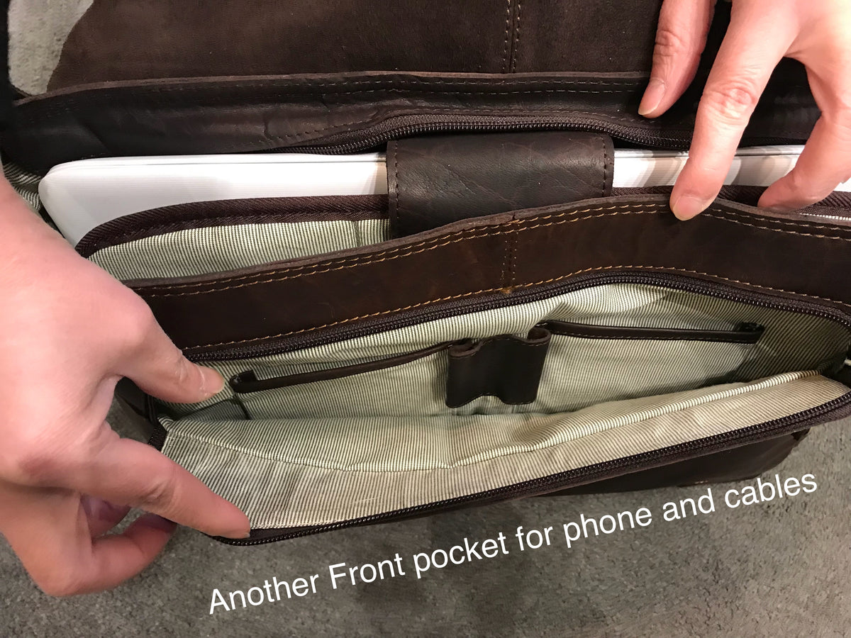 OB-16085 Jonathan Leather Satchel - Little Armoire - Online Leather Goods Store Australia