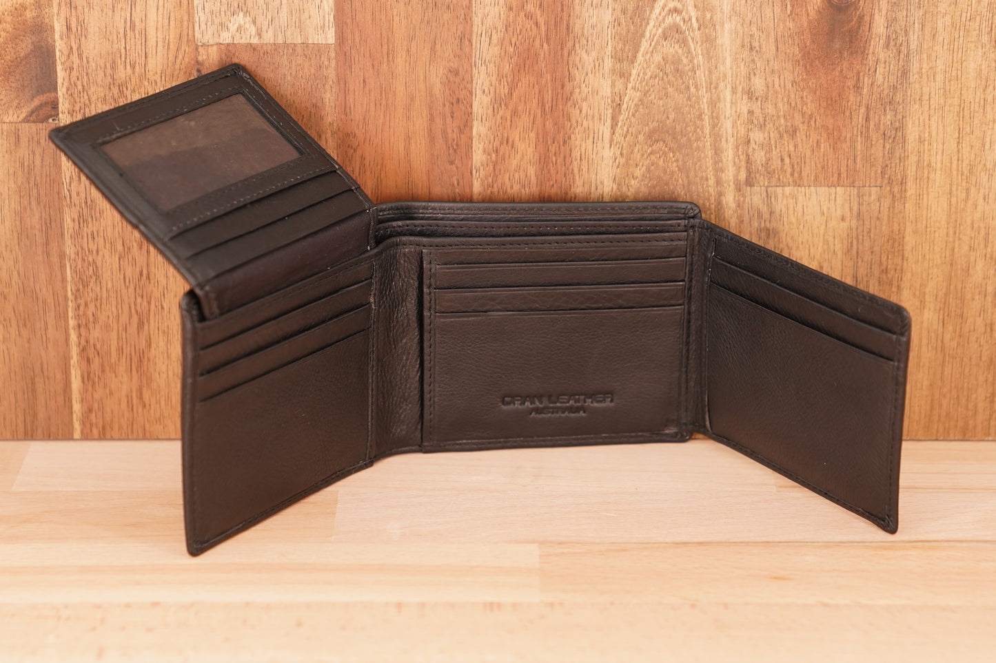 Multi card Leather Wallet RFID protect UARHW718