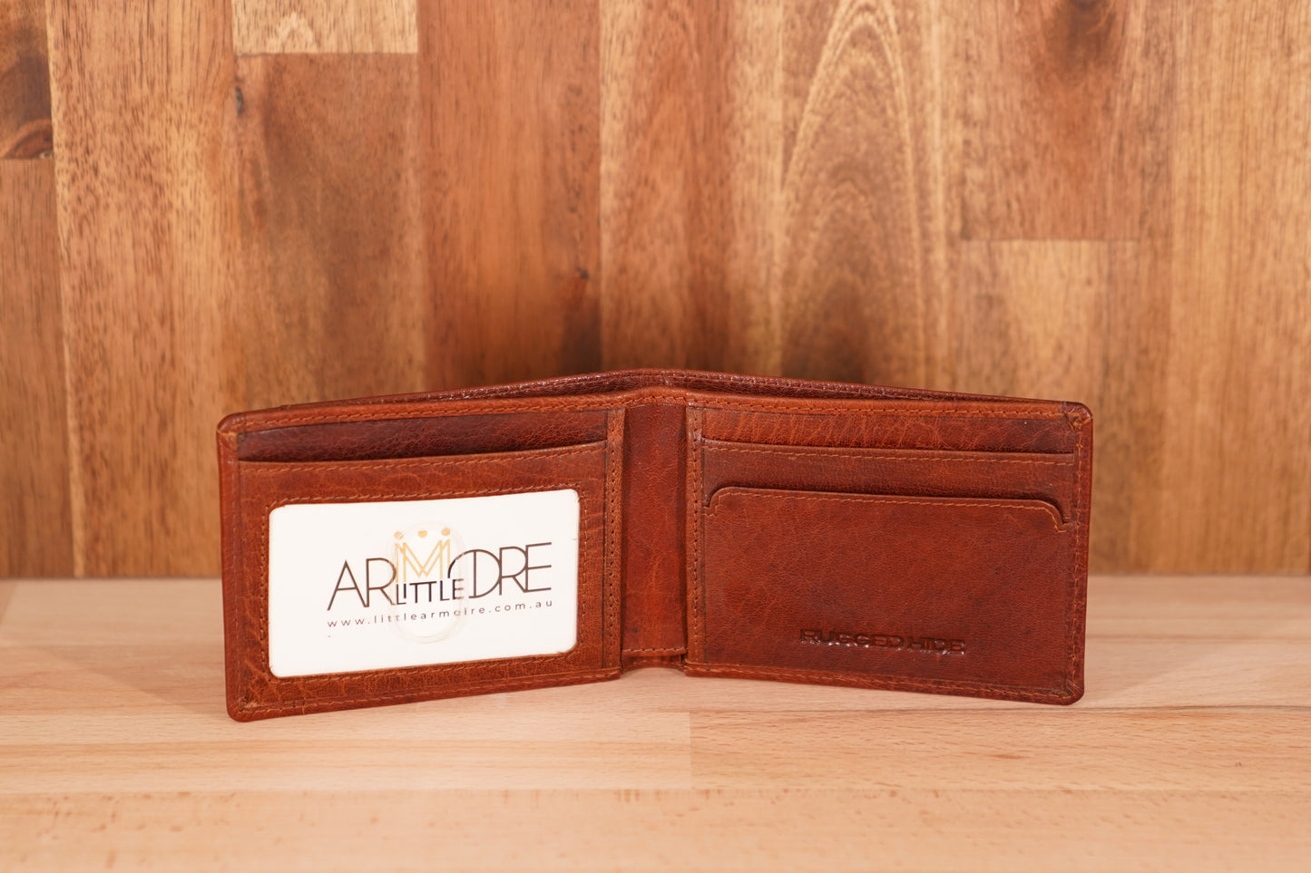 RH-74700 Marl Slim Bi-Fold Leather Wallet