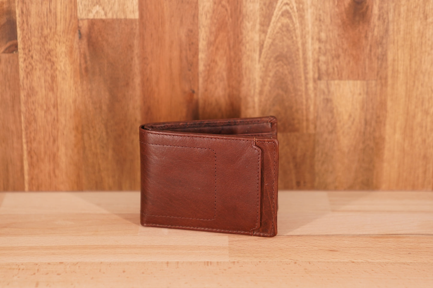 RH-74700 Marl Slim Bi-Fold Leather Wallet
