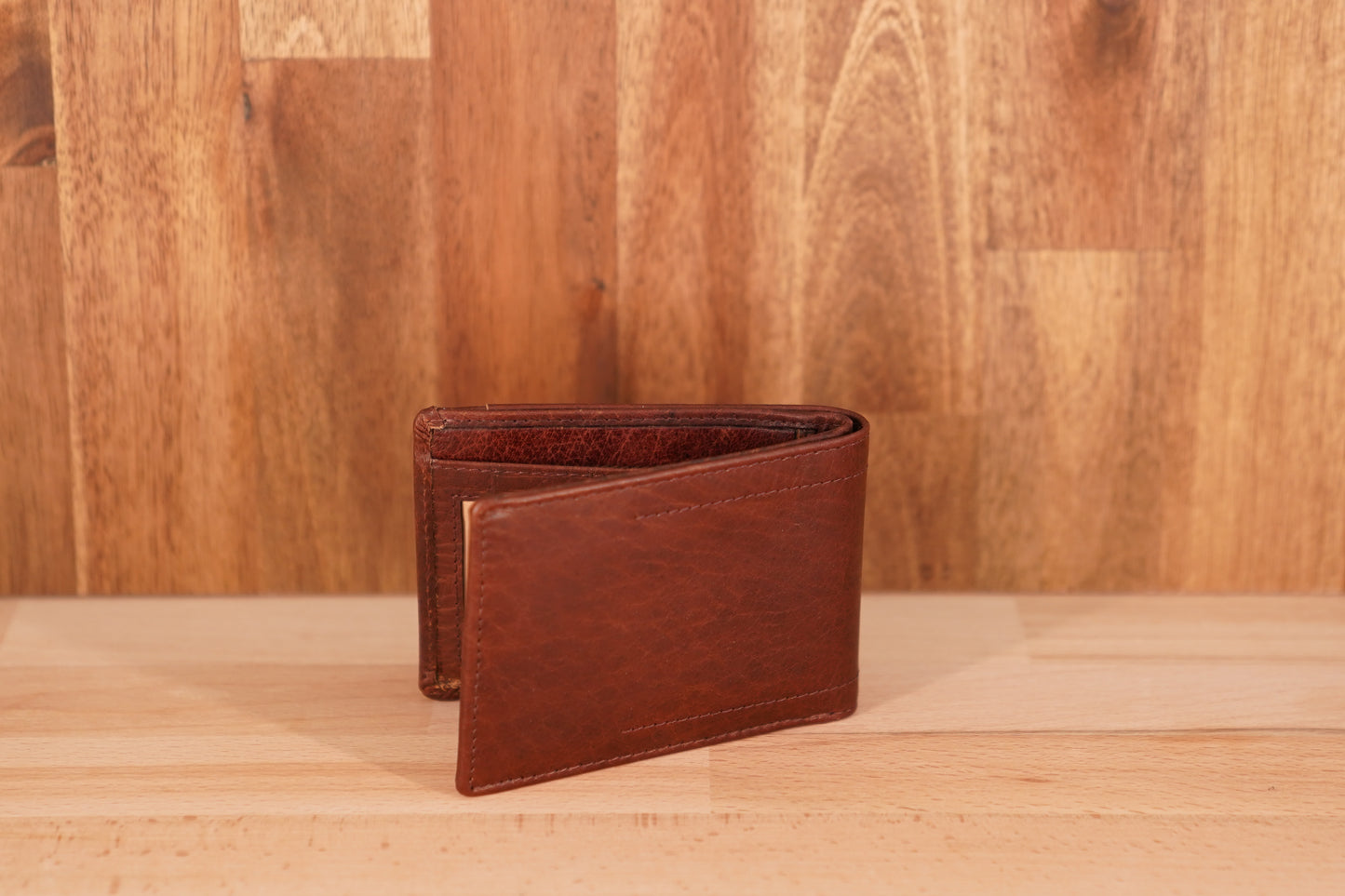 RH-74700 Marl Slim Bi-Fold Leather Wallet