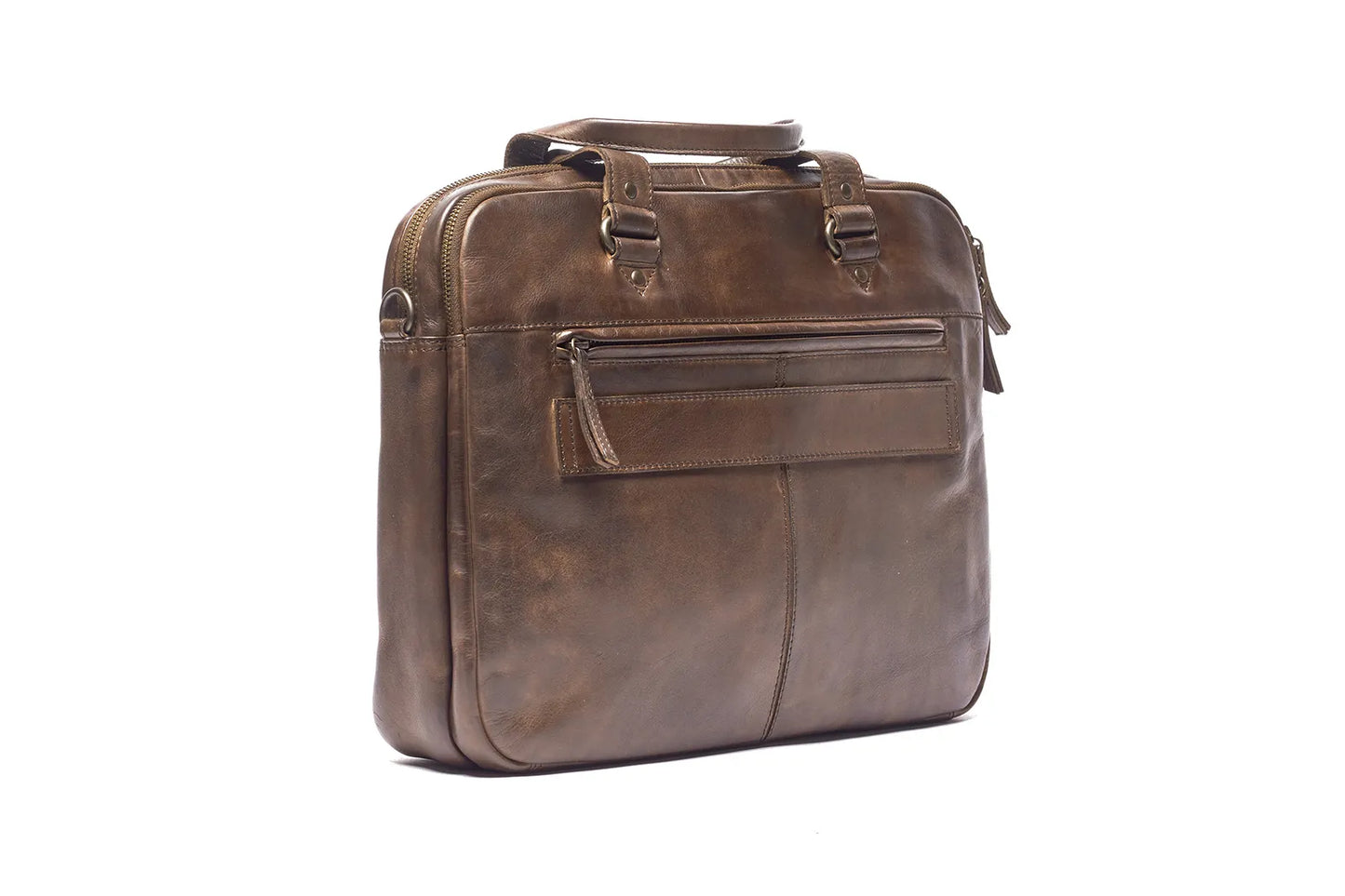 UARH3624 Vintage Business Leather Laptop / Document Brief Bag