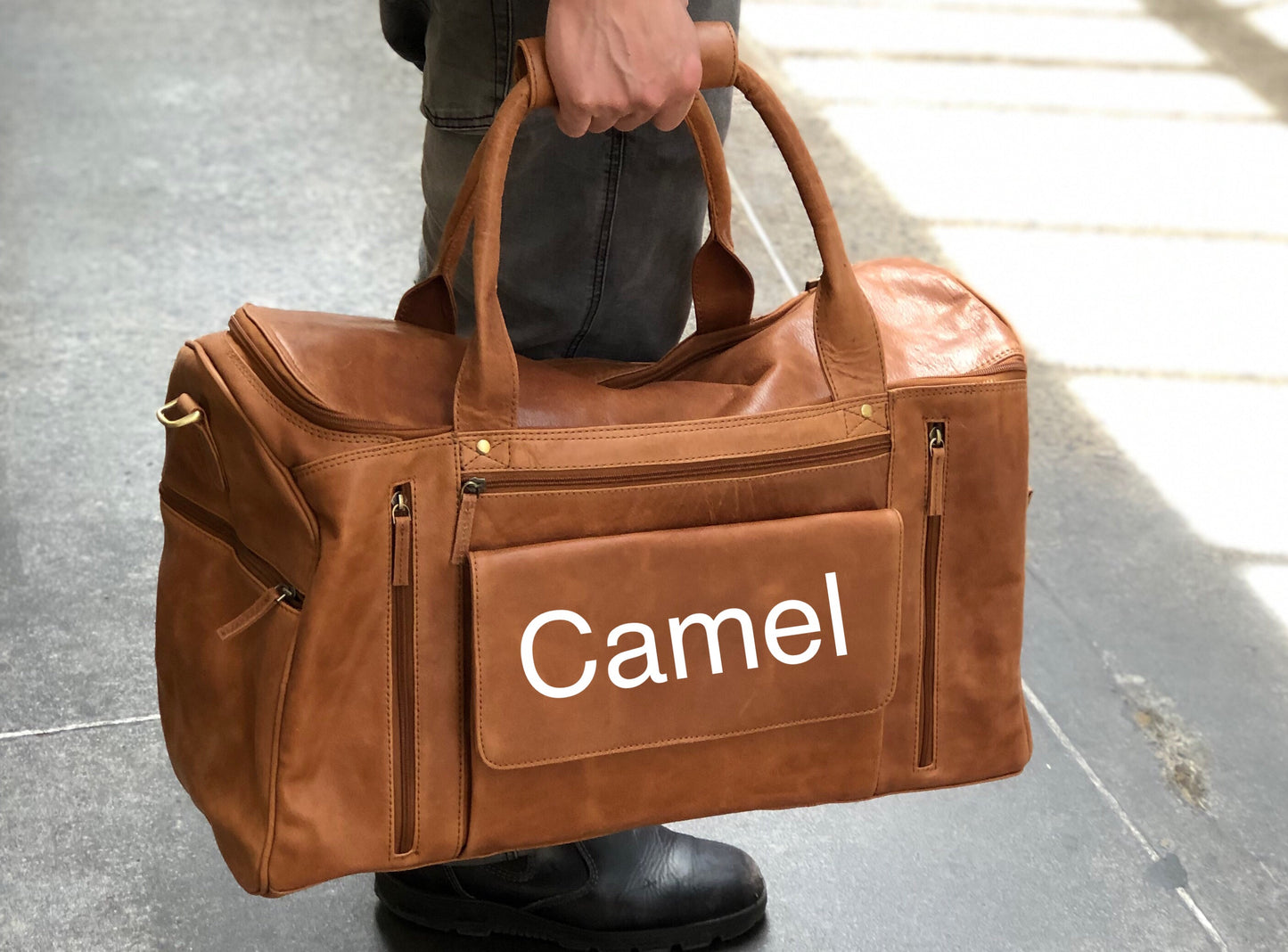 Oran Leather U-736 Lone Ranger Leather Overnight Bag - Little Armoire - Online Leather Goods Store Australia