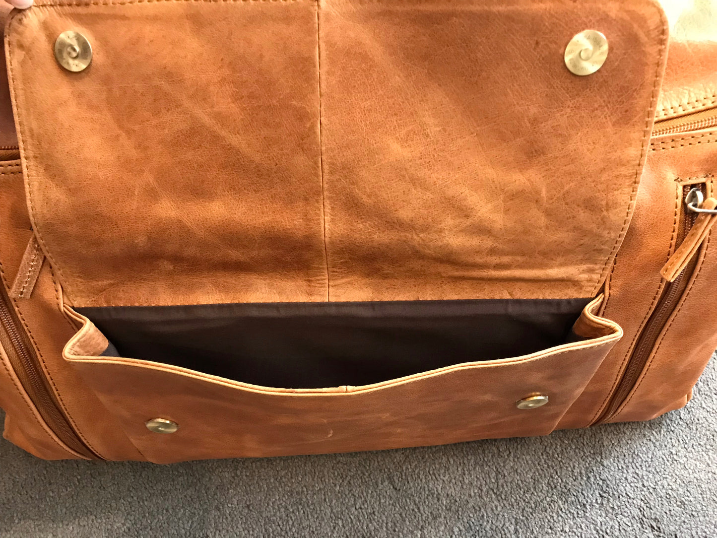 Oran Leather U-736 Lone Ranger Leather Overnight Bag - Little Armoire - Online Leather Goods Store Australia