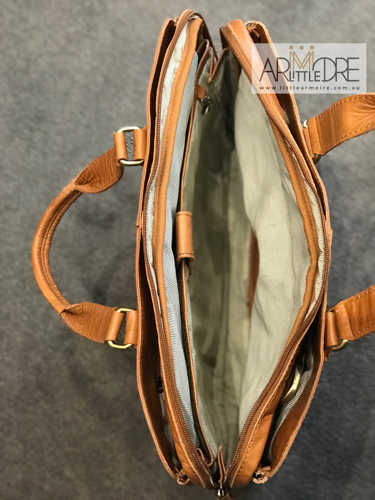 Vintage Leather Satchel Bag LA20232