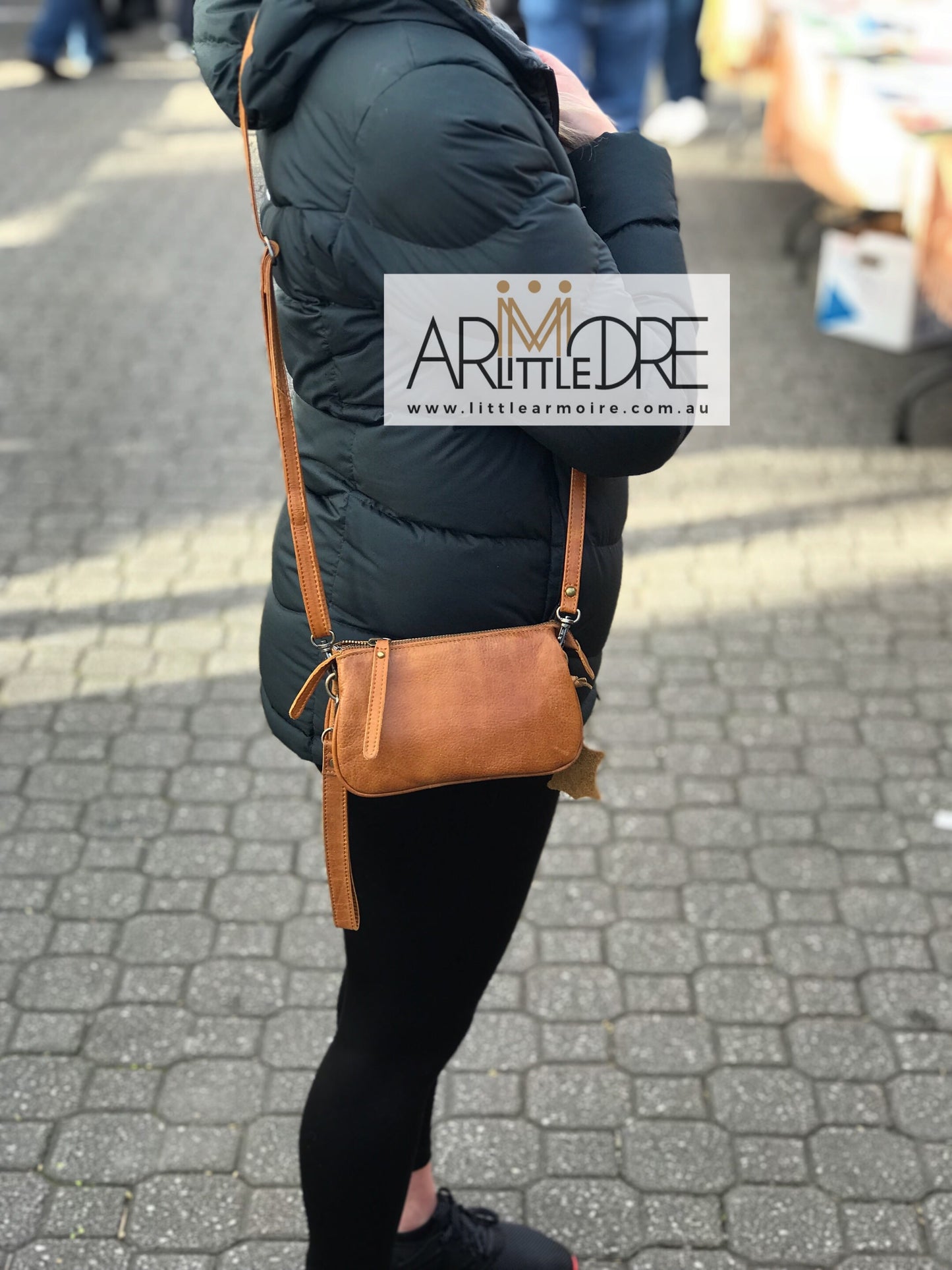 Rugged Hide RH-11647 St Kilda Cross Body Small Wallet Bag - Little Armoire - Online Leather Goods Store Australia