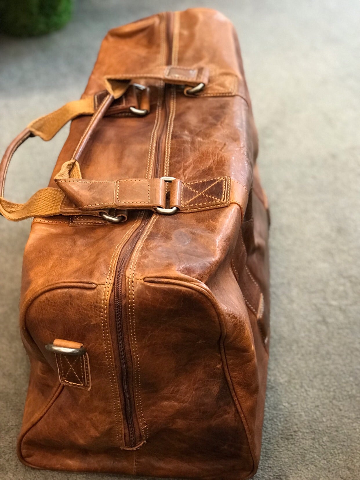Rugged Hide RH-7320 Cairo Leather Overnight Bag - Little Armoire - Online Leather Goods Store Australia