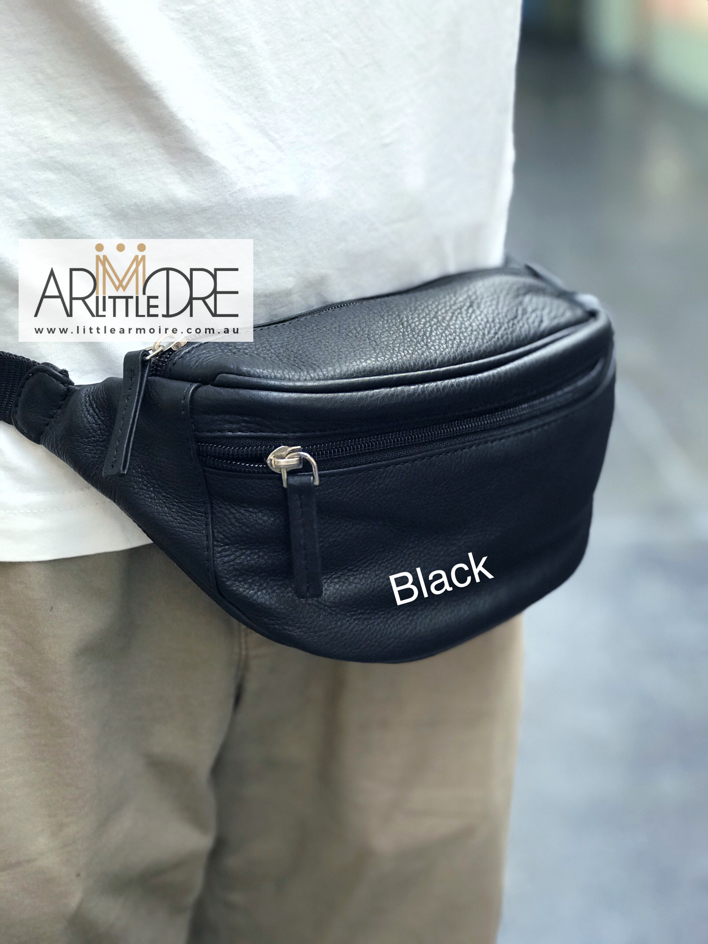 LA401 Leather Bum Bag / Waist Bag / Pouch Bag /Belt Bag