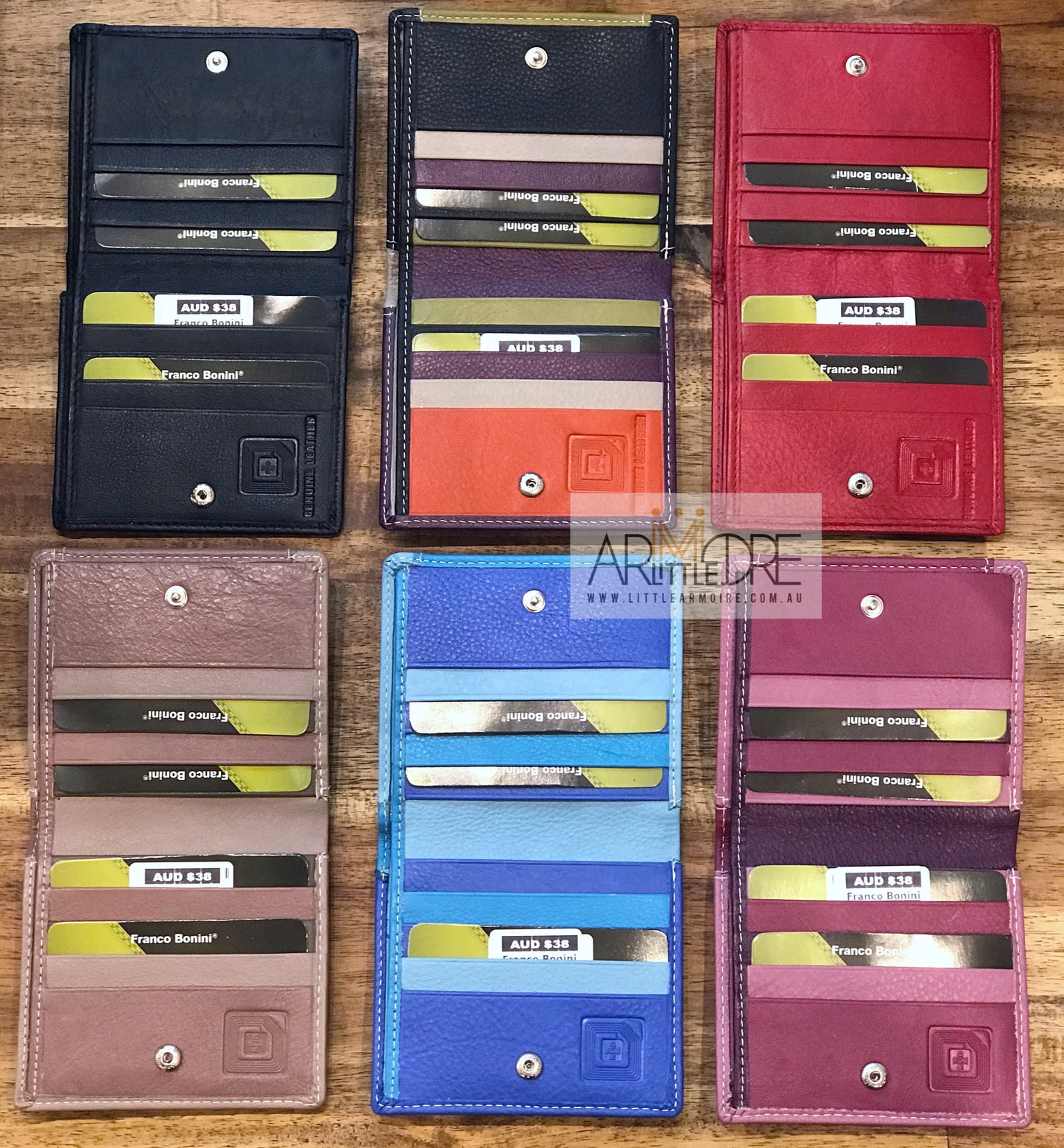 FB-33051 Mini RFID Leather Wallet / Coin Purse