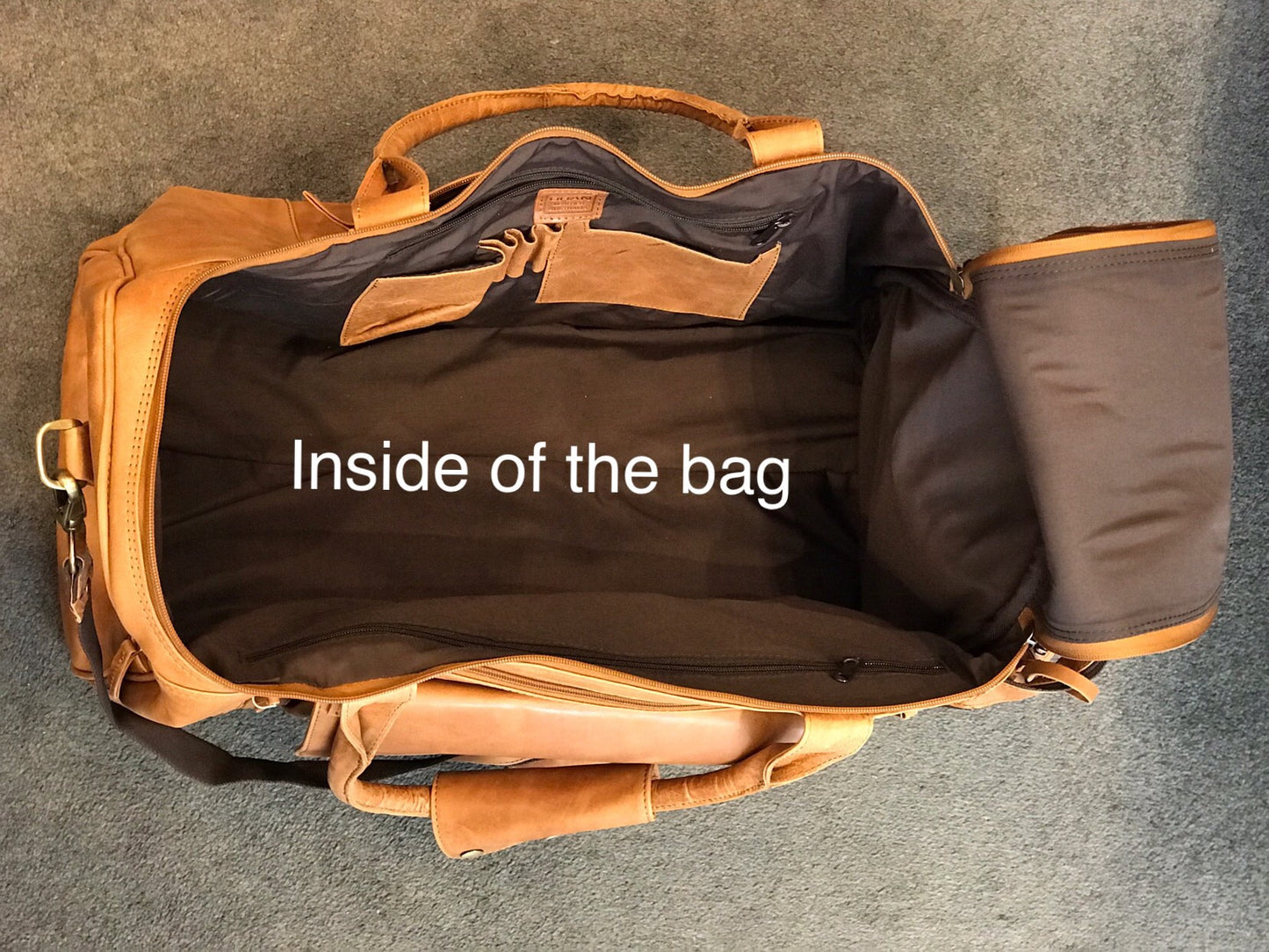 Oran Leather U-736 Lone Ranger Leather Overnight Bag - Little Armoire - Online Leather Goods Store Australia