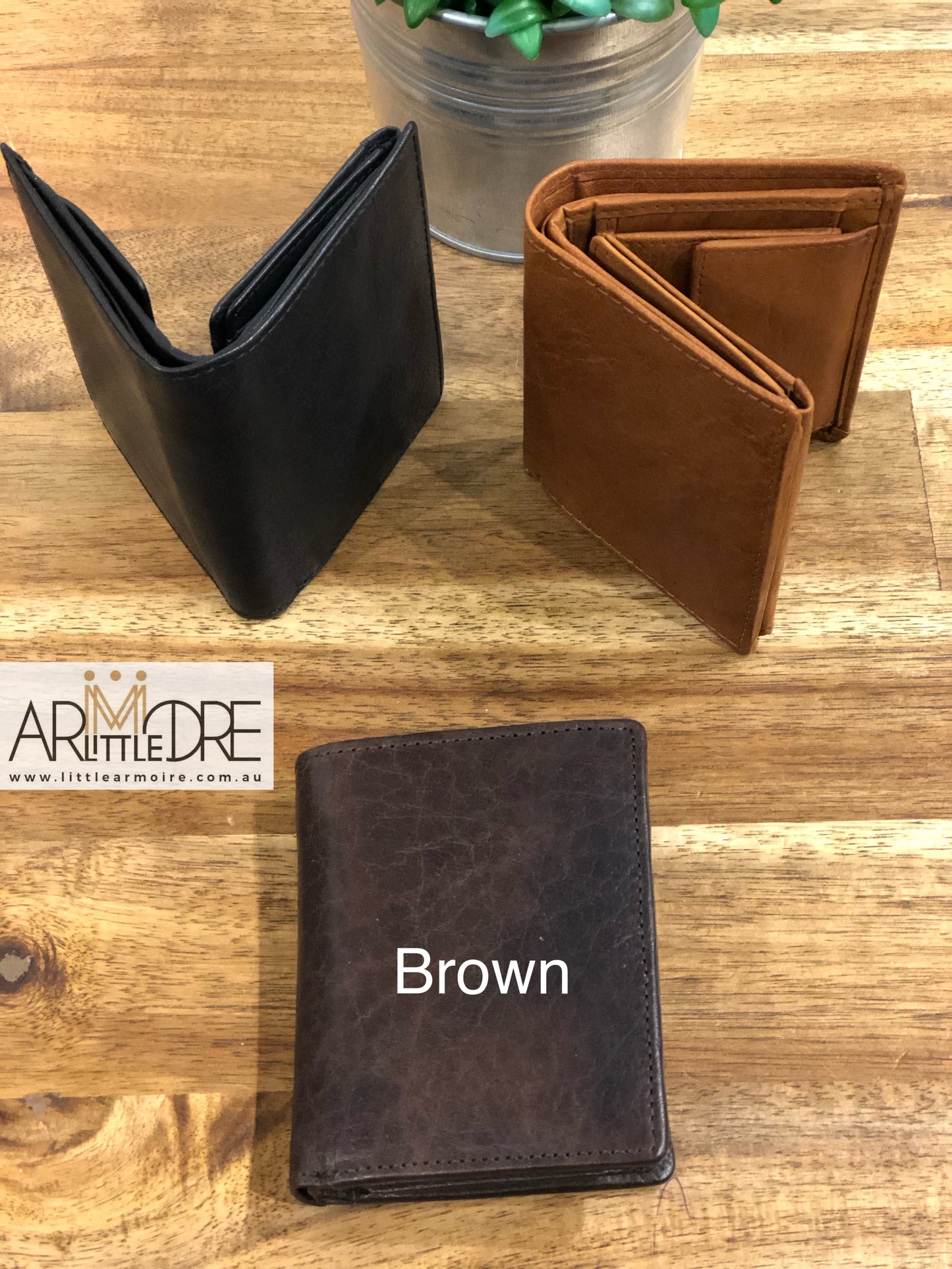 Men's Lightly Oiled Rugged Bi-Fold Wallet UARH1424 Scott