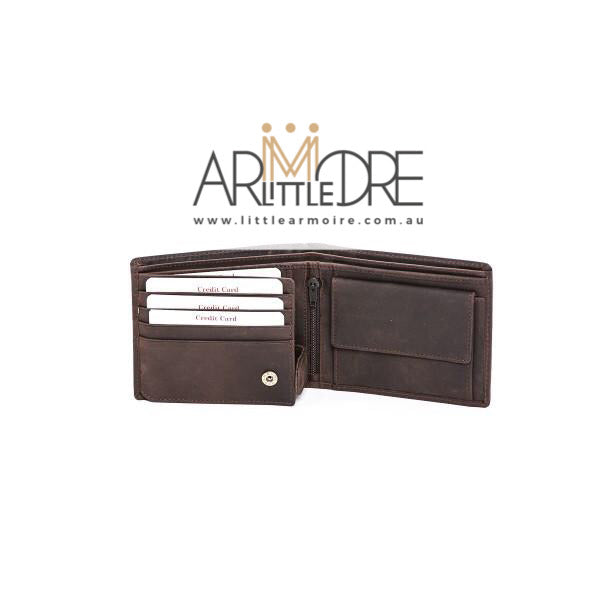 Men's Wallet in Hunter Leather UARH8088