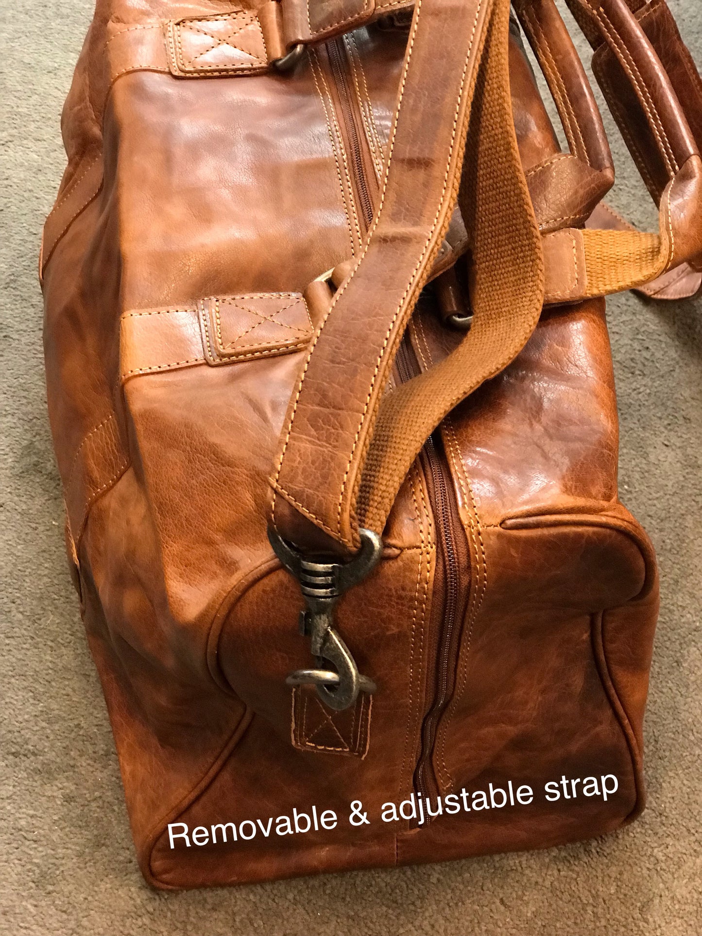 Rugged Hide RH-7320 Cairo Leather Overnight Bag - Little Armoire - Online Leather Goods Store Australia