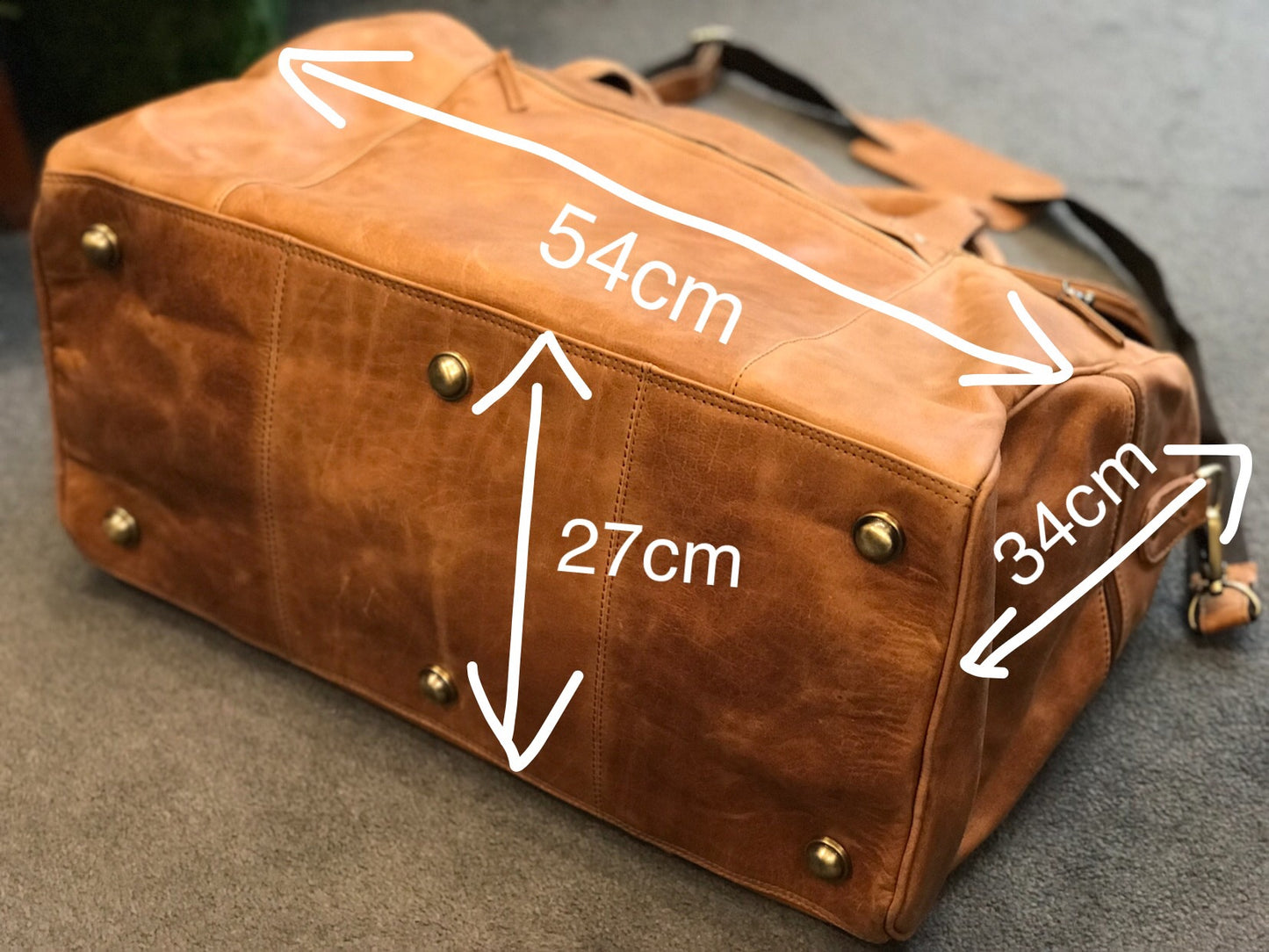 Oran Leather U-736 Lone Ranger Leather Overnight Bag - Little Armoire - Online Leather Goods Store Australia