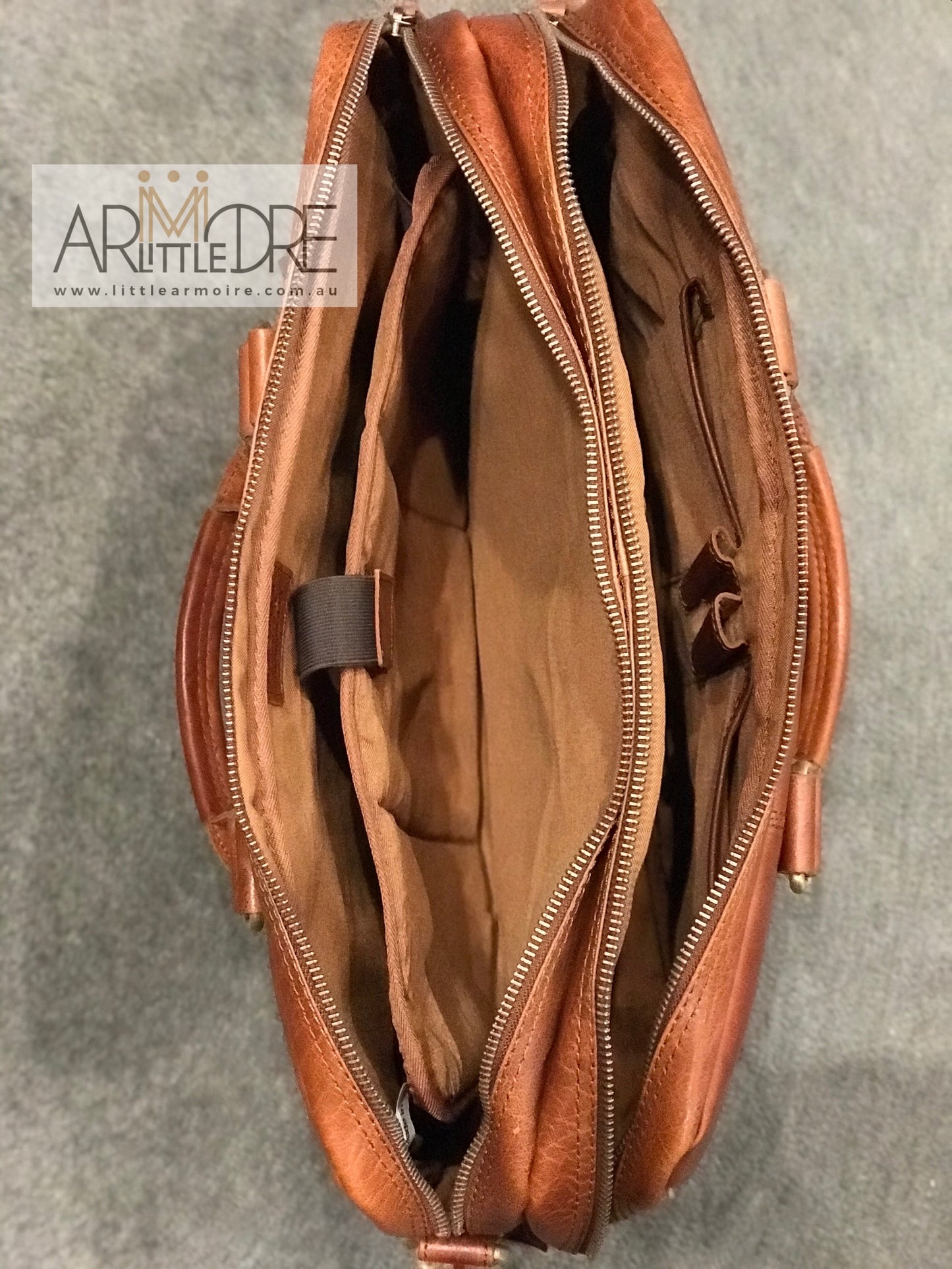 Rugged Hide RH-231 Liam Business Leather Laptop Bag / Briefcase