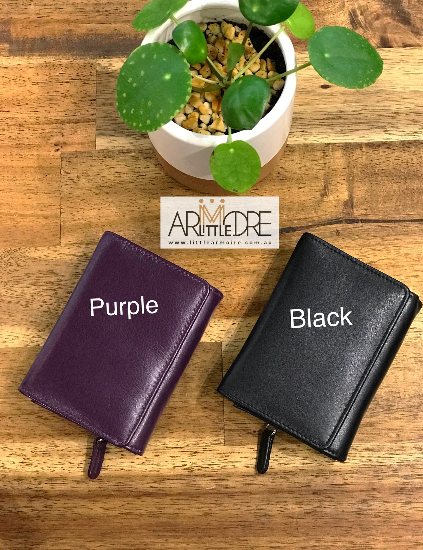 LA893 Small Compact Leather Wallet