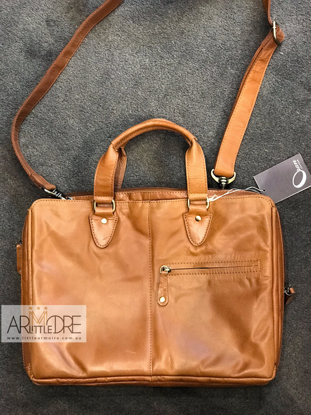 Vintage Leather Satchel Bag LA20232