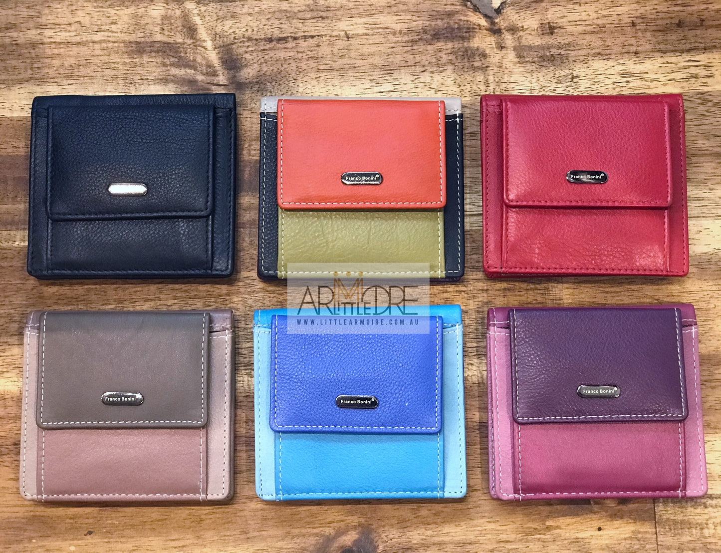 FB-33051 Mini RFID Leather Wallet / Coin Purse