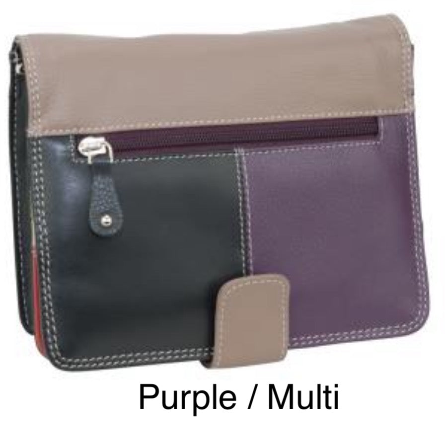 FB-1231 Multi Card Organiser RFID Protected Travel Leather Bag